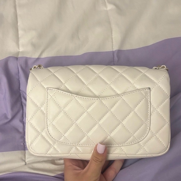 Chanel Cream Quilted Crossbody Bag - Picture 2 of 8